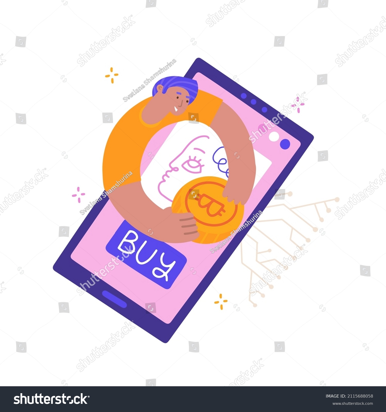 B