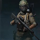 B